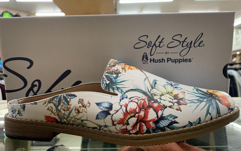 Hush Puppie Ladies Tylie Floral White