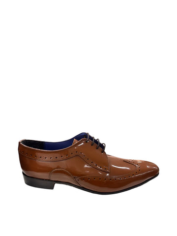 Barker Shiny Honey Lace Up