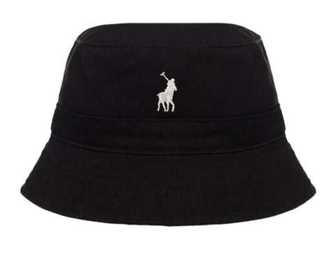 The Polo Sydney Twill Bucket Hat – Jet Black