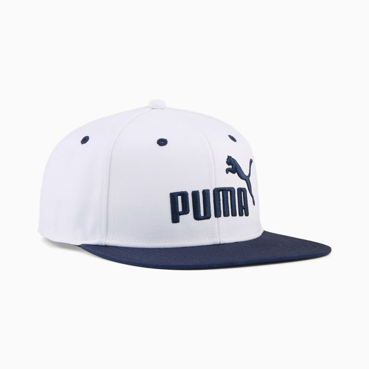 Puma Cap Ess No1 Logo Flat Brim Ivory/Navy