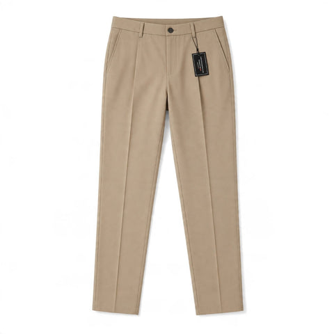 Bernardo Formal Pleated Trouser Khaki
