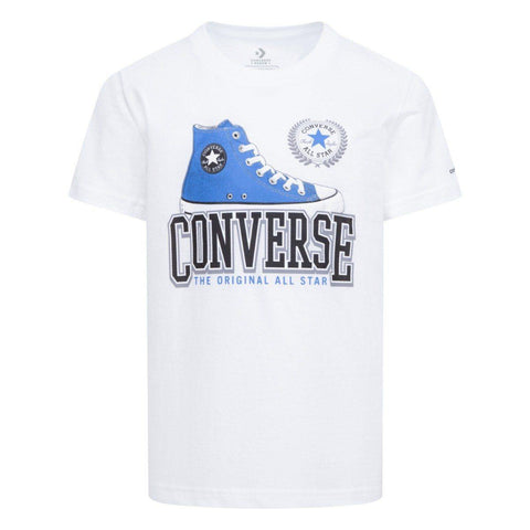 Converse Boys T-Shirt Sneaker Gfx White
