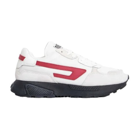 Diesel S-Tyche Ll Sneakers | White/Red Running-Inspired Style