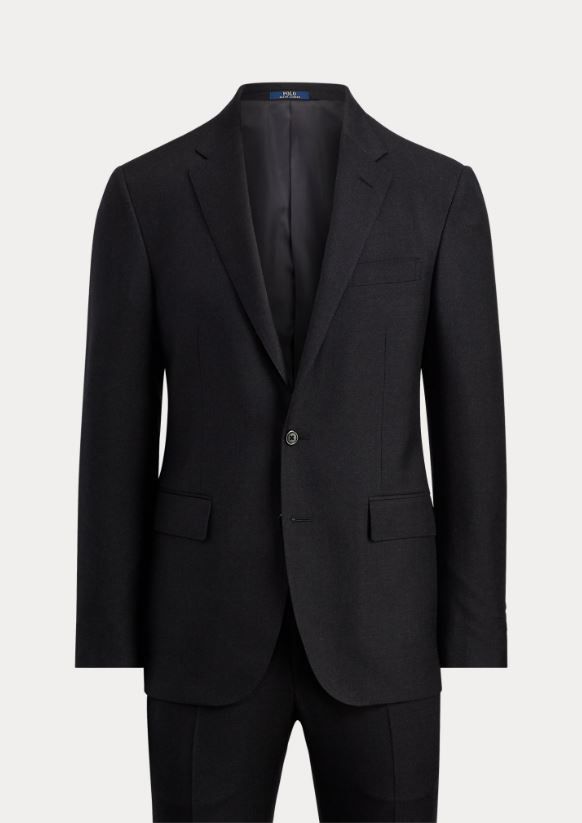 Polo Mens Custom Fit Travel Suit Black