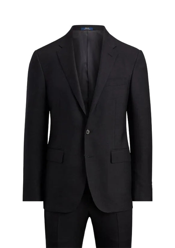 Polo Mens Custom Fit Travel Suit Black