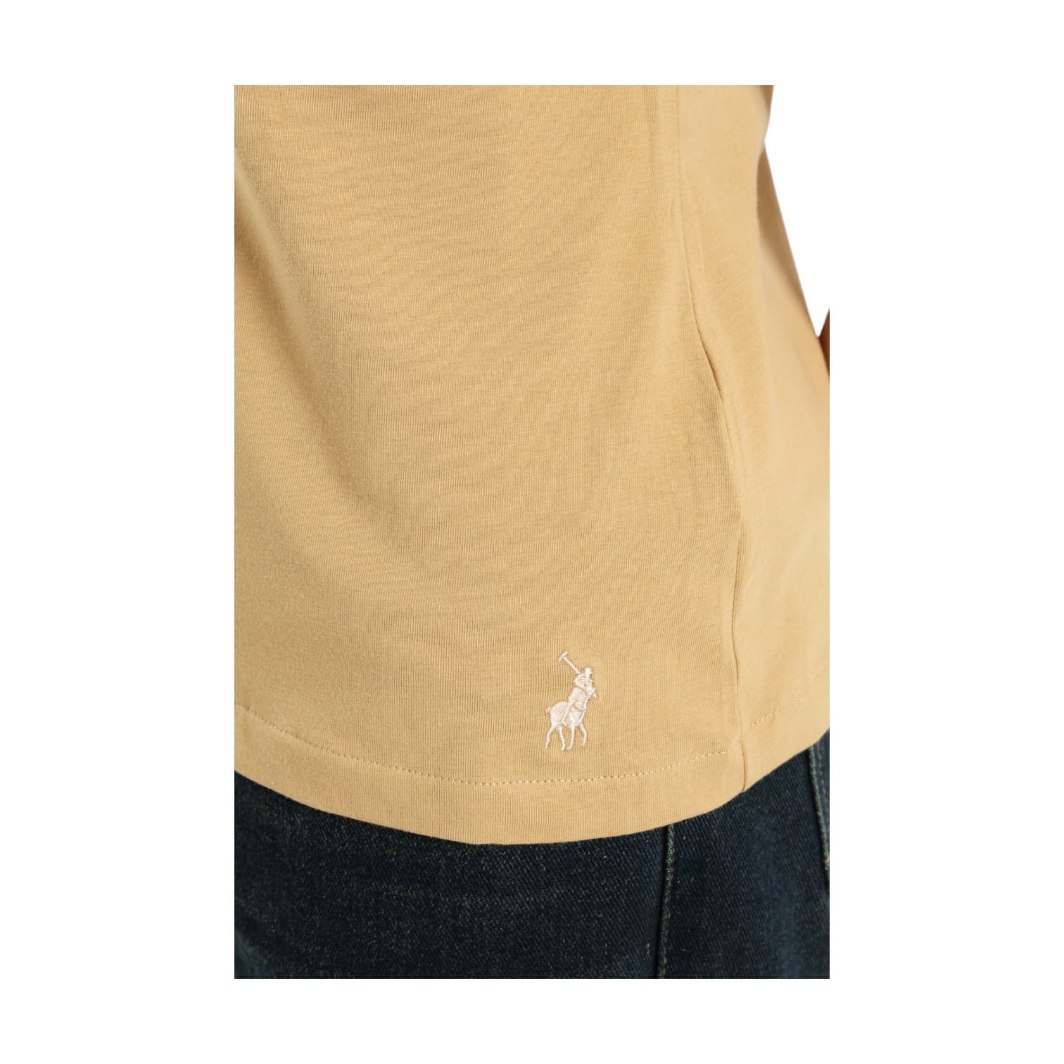 Polo T-Shirt Lily Beaded Stone