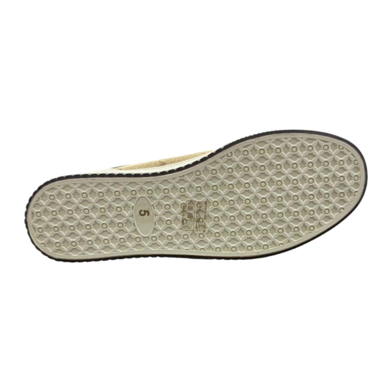 Polo Womens Panelled Jacquard Sneaker - Stone