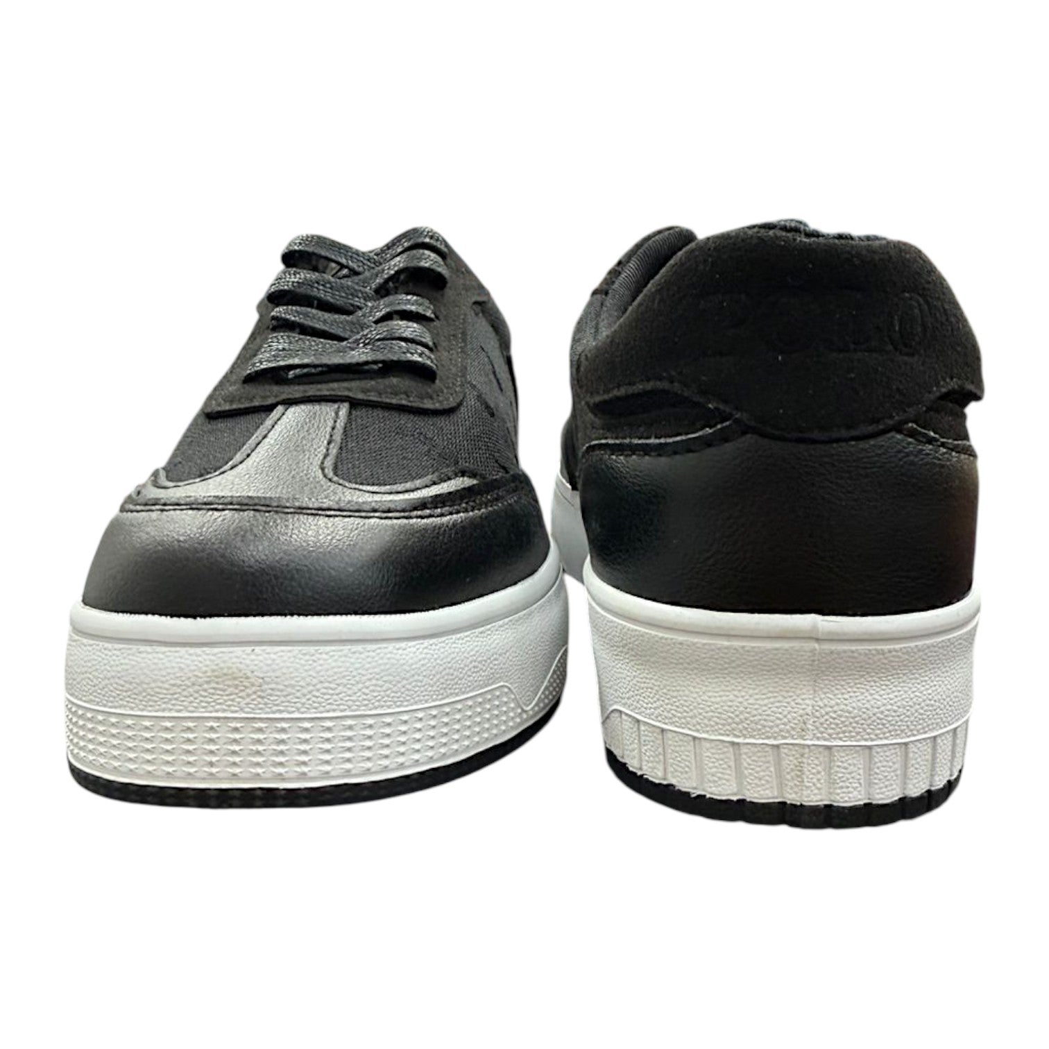 Polo Womens Panelled Jacquard Sneaker - Black