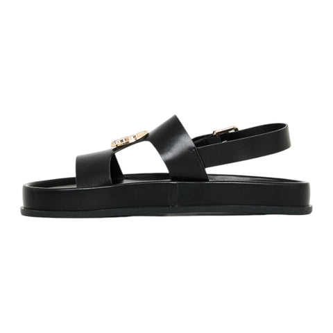Polo Ladies Sandals Moulded Trim Black