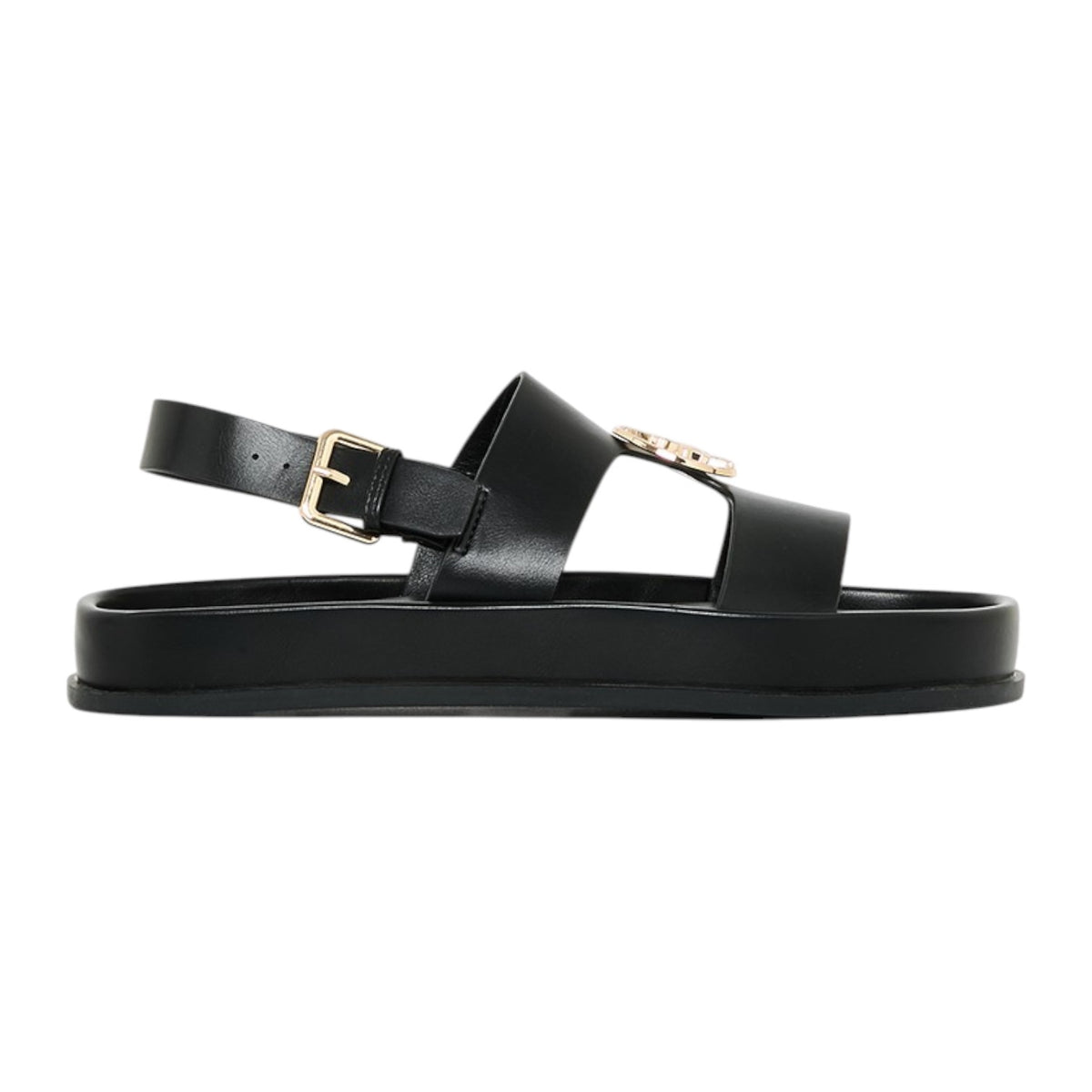 Polo Ladies Moulded Unit Trim Sandal - Black