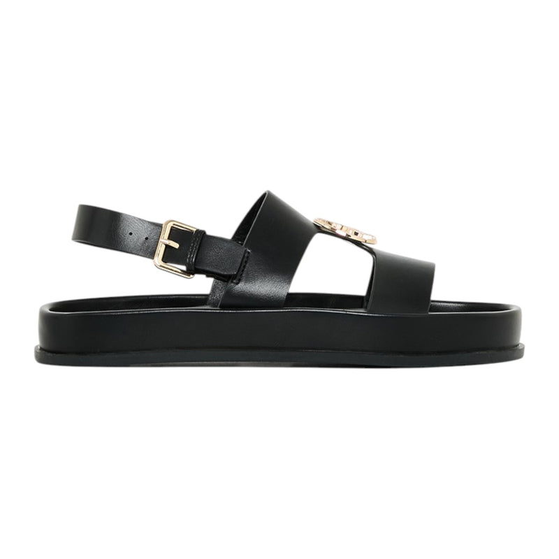 Polo Ladies Sandals Moulded Trim Black