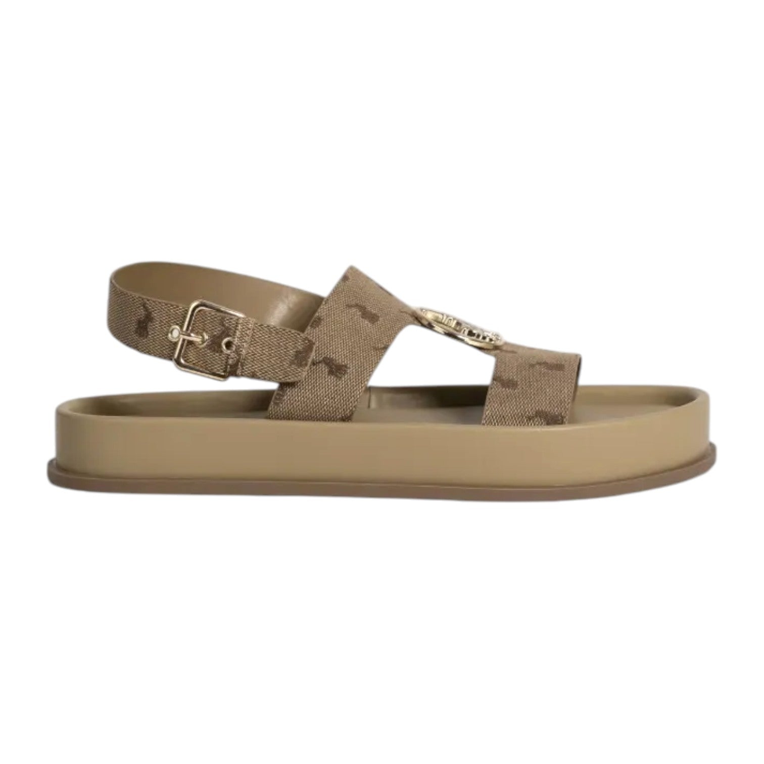 Polo Ladies Moulded Unit Trim Sandal - Stone