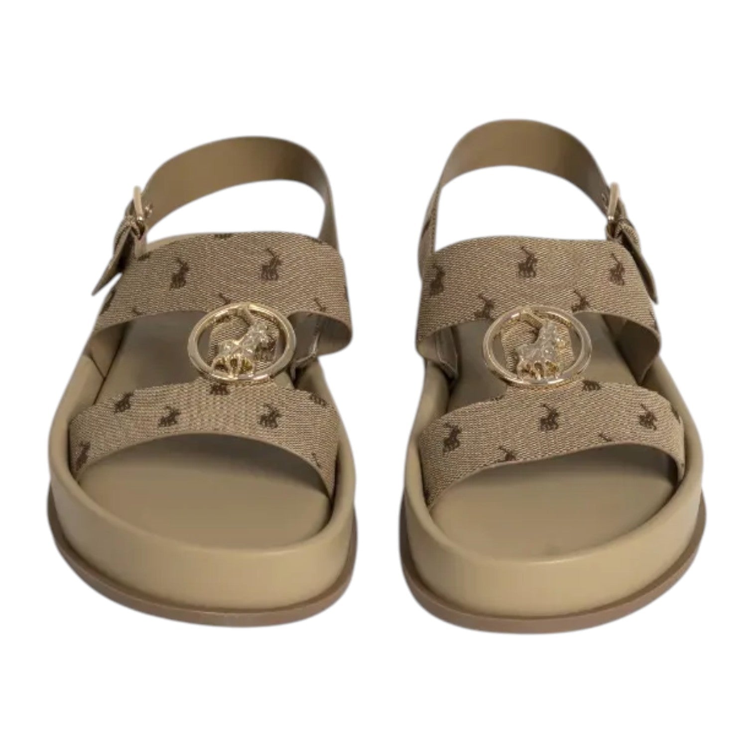 Polo Ladies Moulded Unit Trim Sandal - Stone