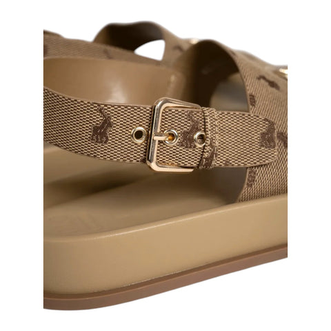 Polo Ladies Moulded Unit Trim Sandal - Stone