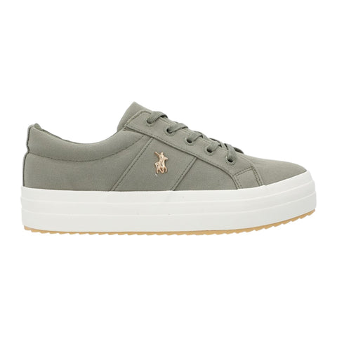 Polo Ladies Classic Canvas Sneaker - Olive