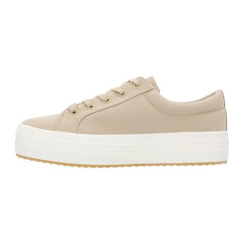 Polo Ladies Classic Canvas Sneaker - Stone