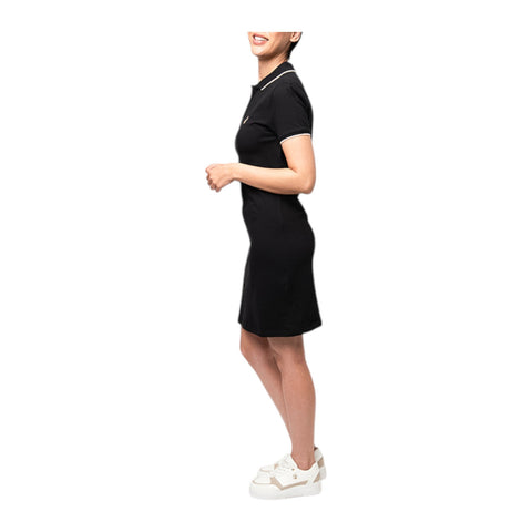 Polo Womens Leah Short Sleeve Golfer Dress - Black