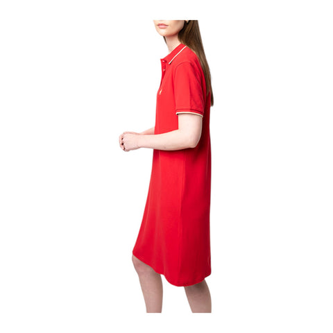 Polo Ladies Short Sleeve Leah Golfer Dress - Tango Red