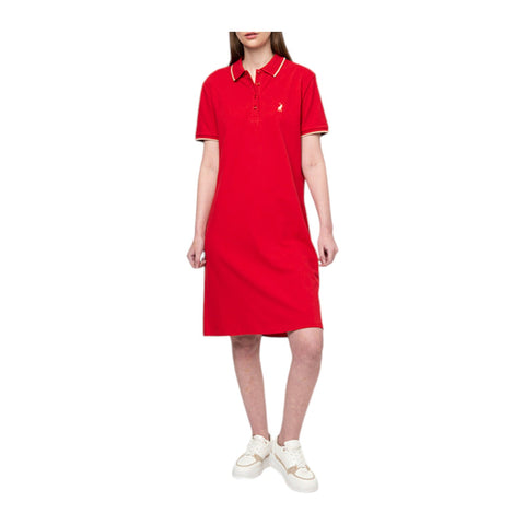 Polo Dress Ladies Leah Golfer Red