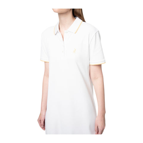 Polo Women Leah SS Golfer Dress - White