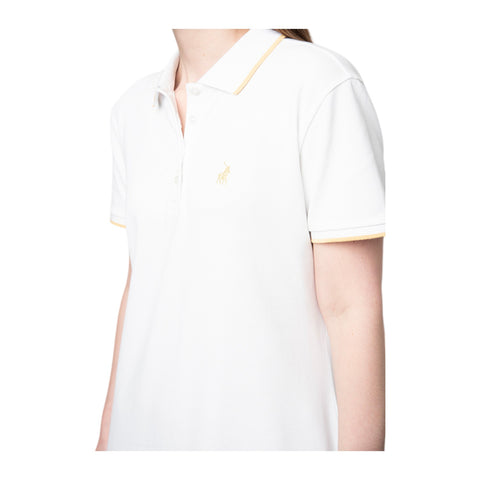Polo Women Leah SS Golfer Dress - White