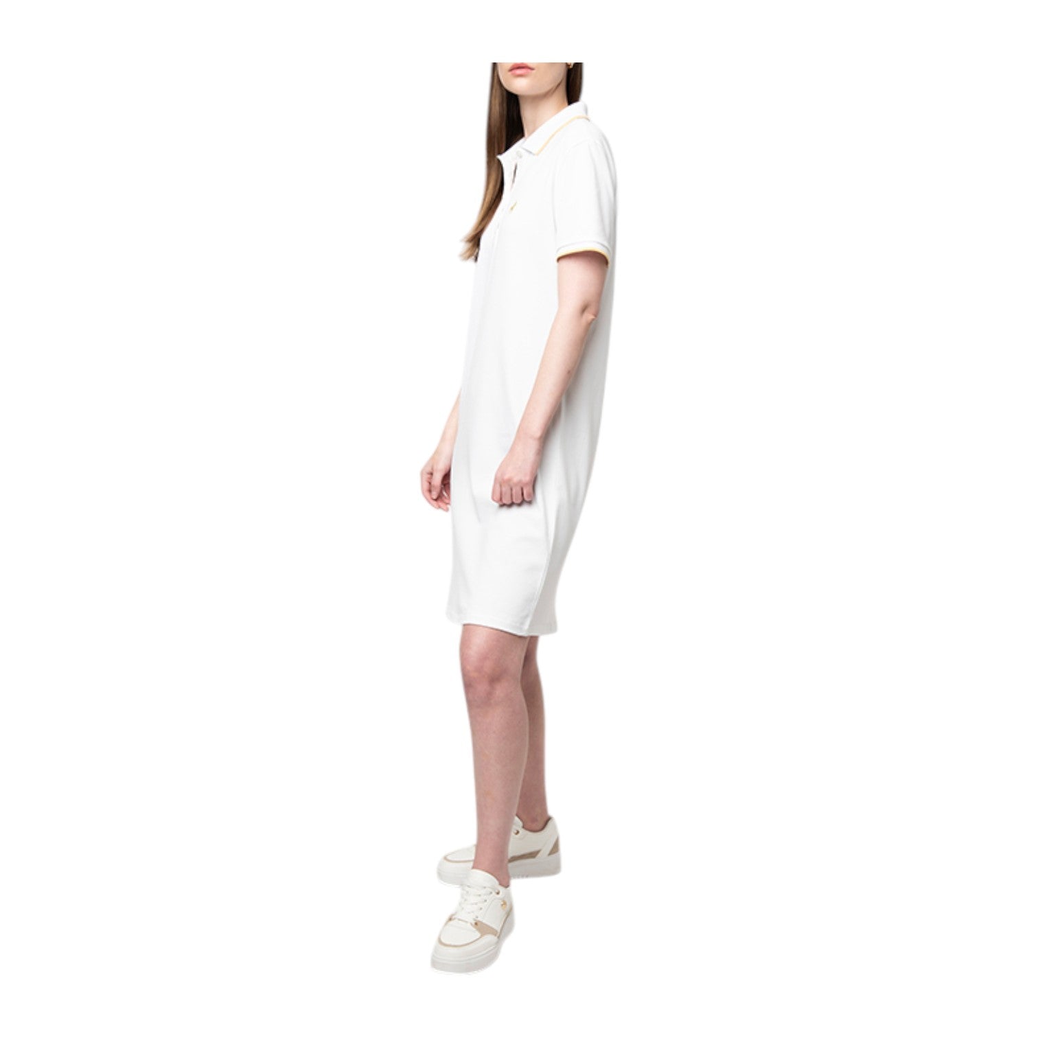 Polo Women Leah SS Golfer Dress - White