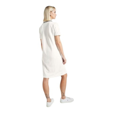 Polo Macy S/S Tipped Golfer Dress - Off White