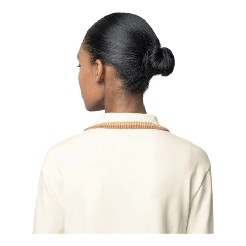 Polo Dress Ladies Long Sleeve V-Neck Sam Off White