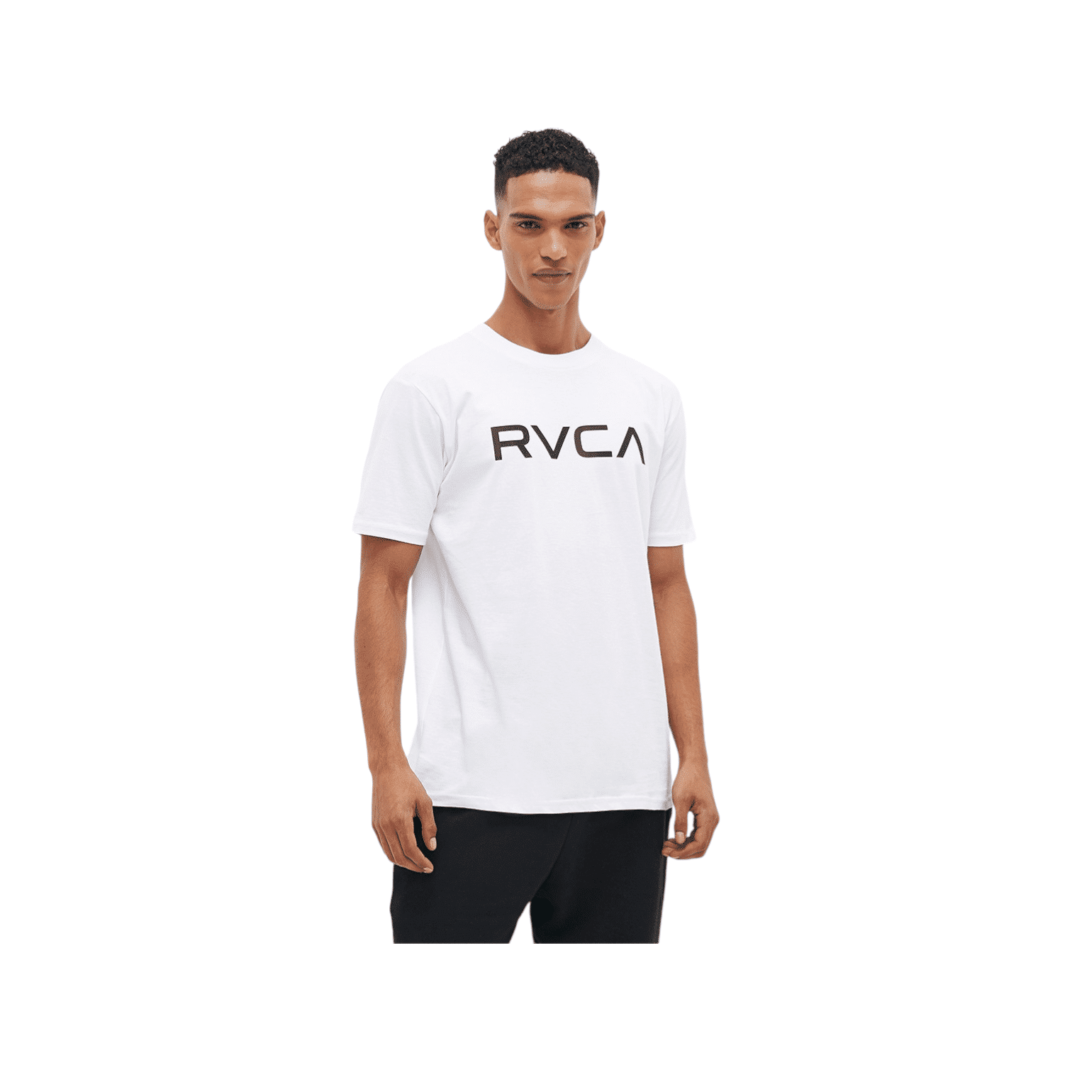 RVCA Tee Shirt Big Logo S/S White/Black