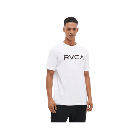 RVCA Tee Shirt Big Logo S/S White/Black