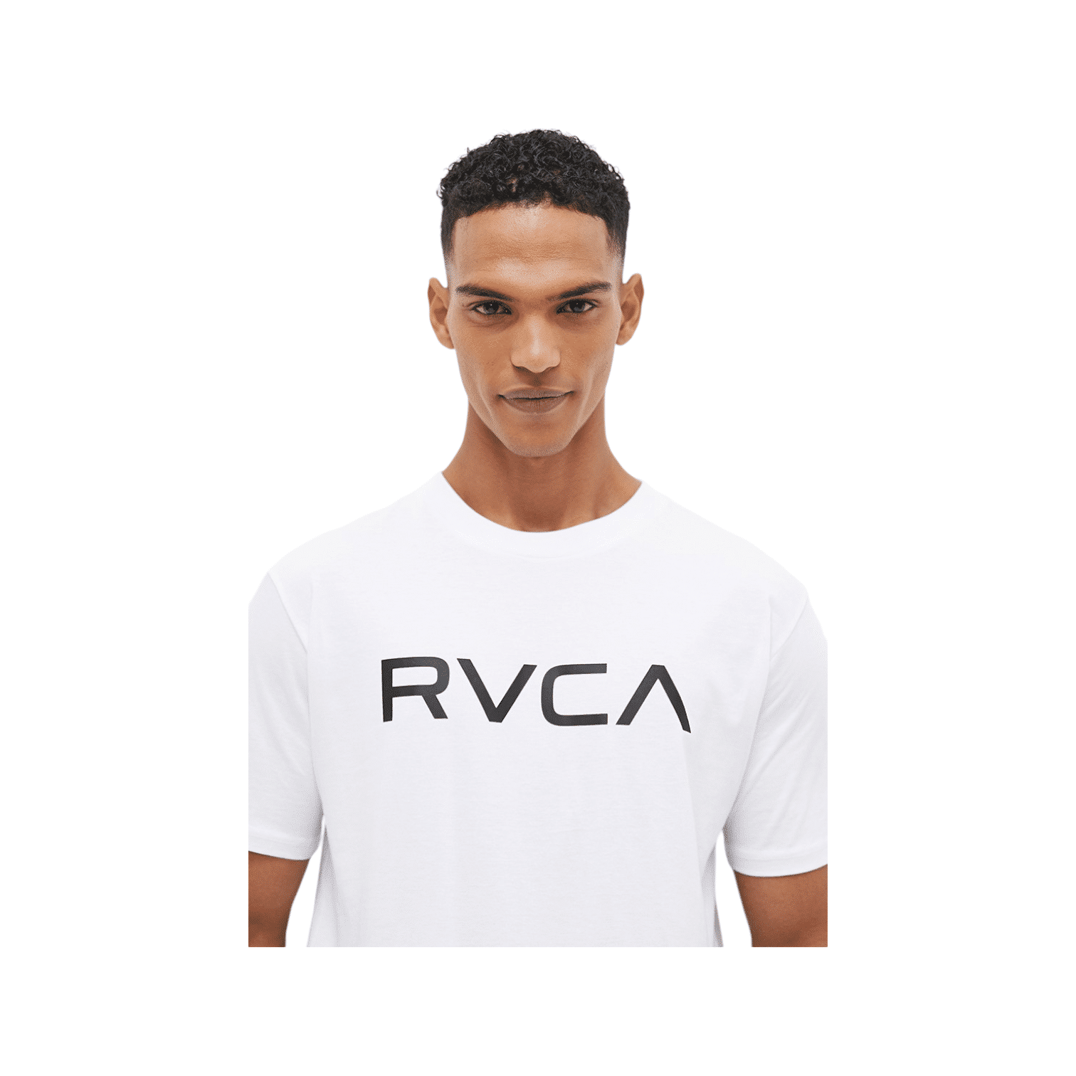 RVCA Tee Shirt Big Logo S/S White/Black