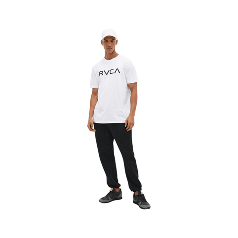 RVCA Tee Shirt Big Logo S/S White/Black