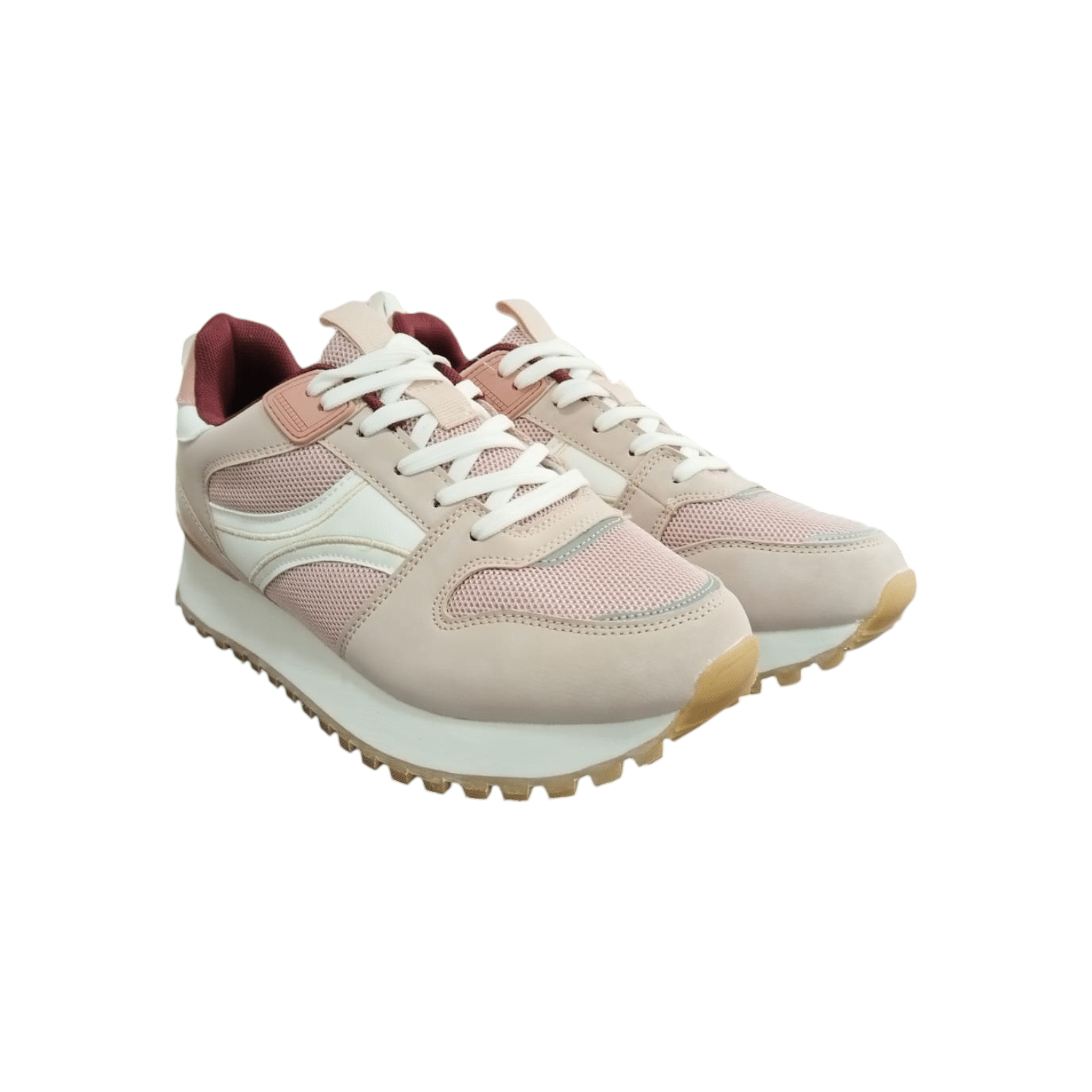 Gino Paoli Dad Sneaker Pink/White