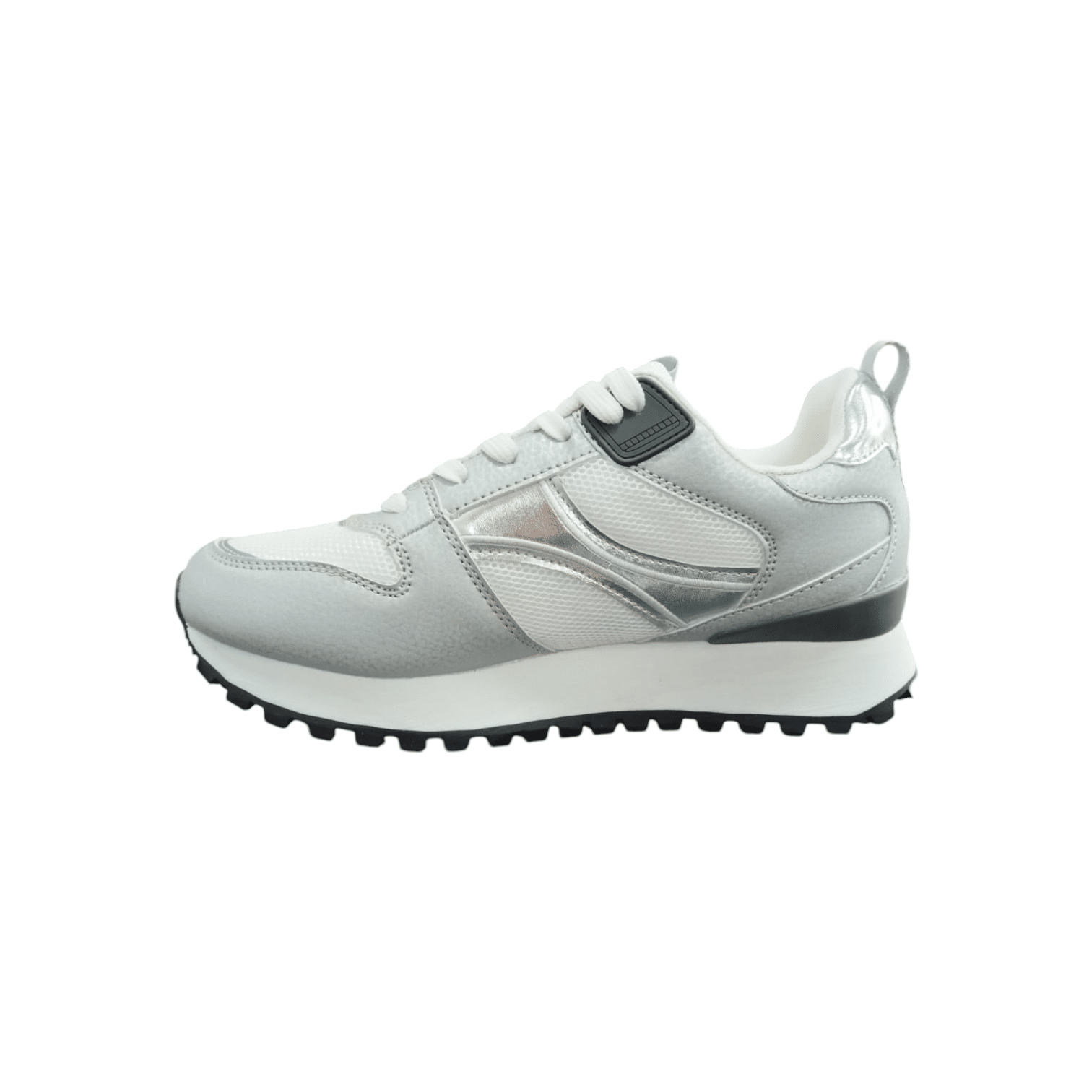 Gino Paoli Dad Sneaker Silver/White
