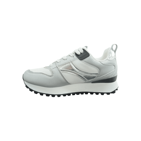 Gino Paoli Dad Sneaker Silver/White