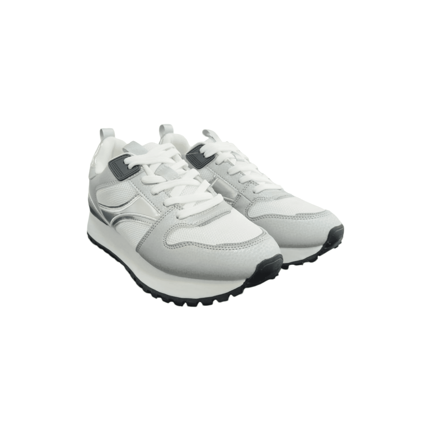 Gino Paoli Dad Sneaker Silver/White