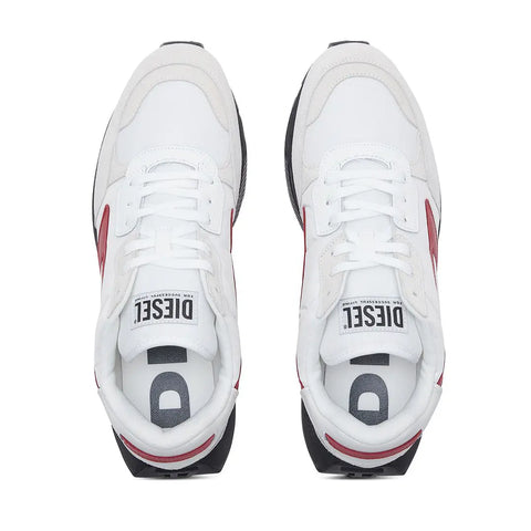Diesel S-Tyche Ll Sneakers | White/Red Running-Inspired Style