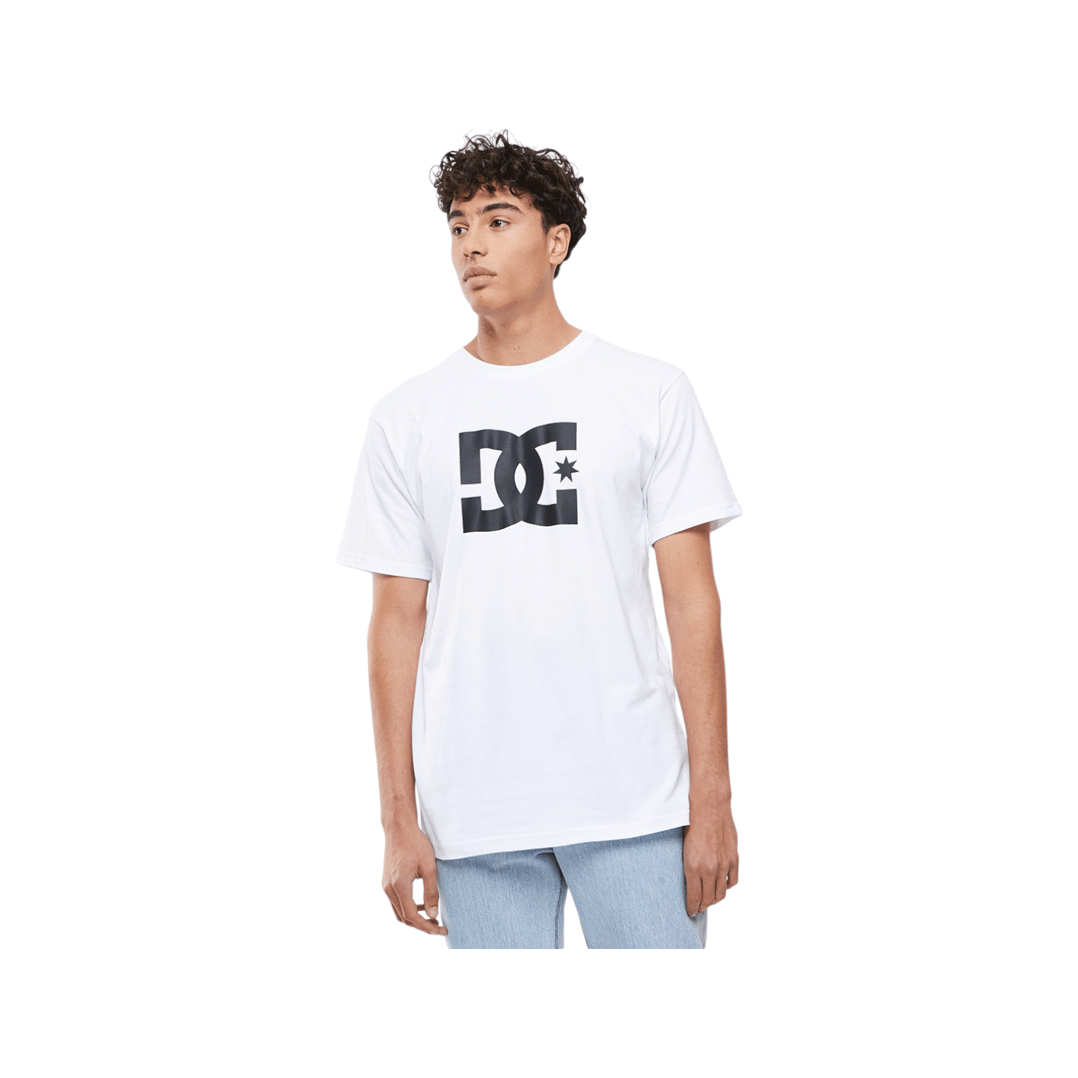DC Shoes T Shirt Star Logo S/S White/Black