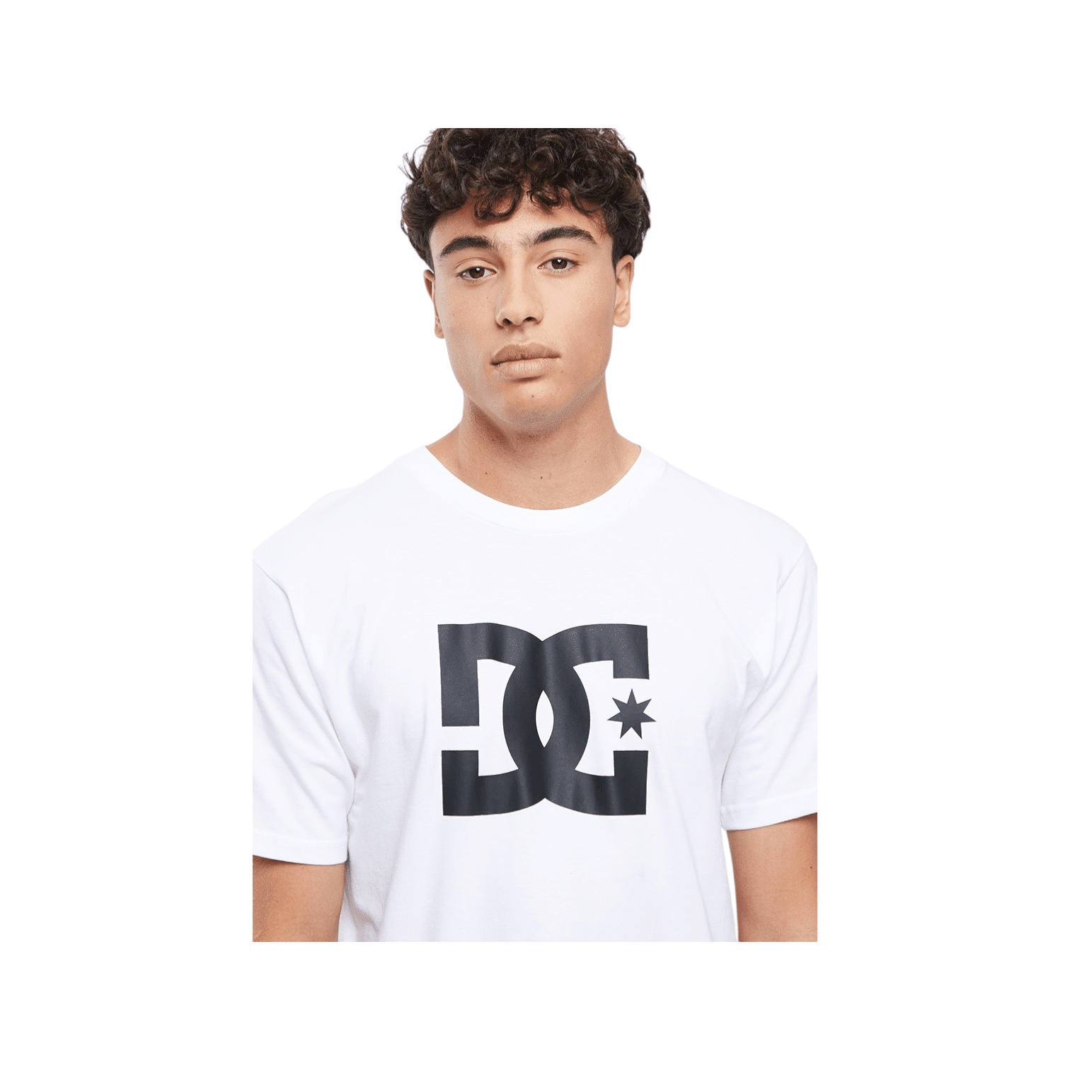 DC Shoes T Shirt Star Logo S/S White/Black