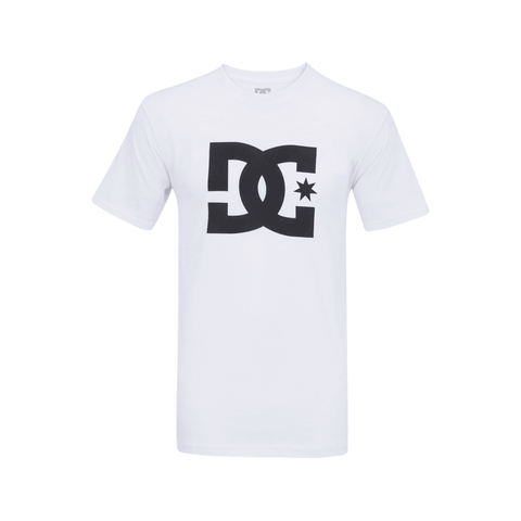 DC Shoes T Shirt Star Logo S/S White/Black