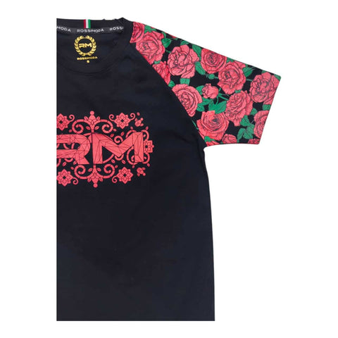 Rossimoda T-Shirt Rose Garden Black