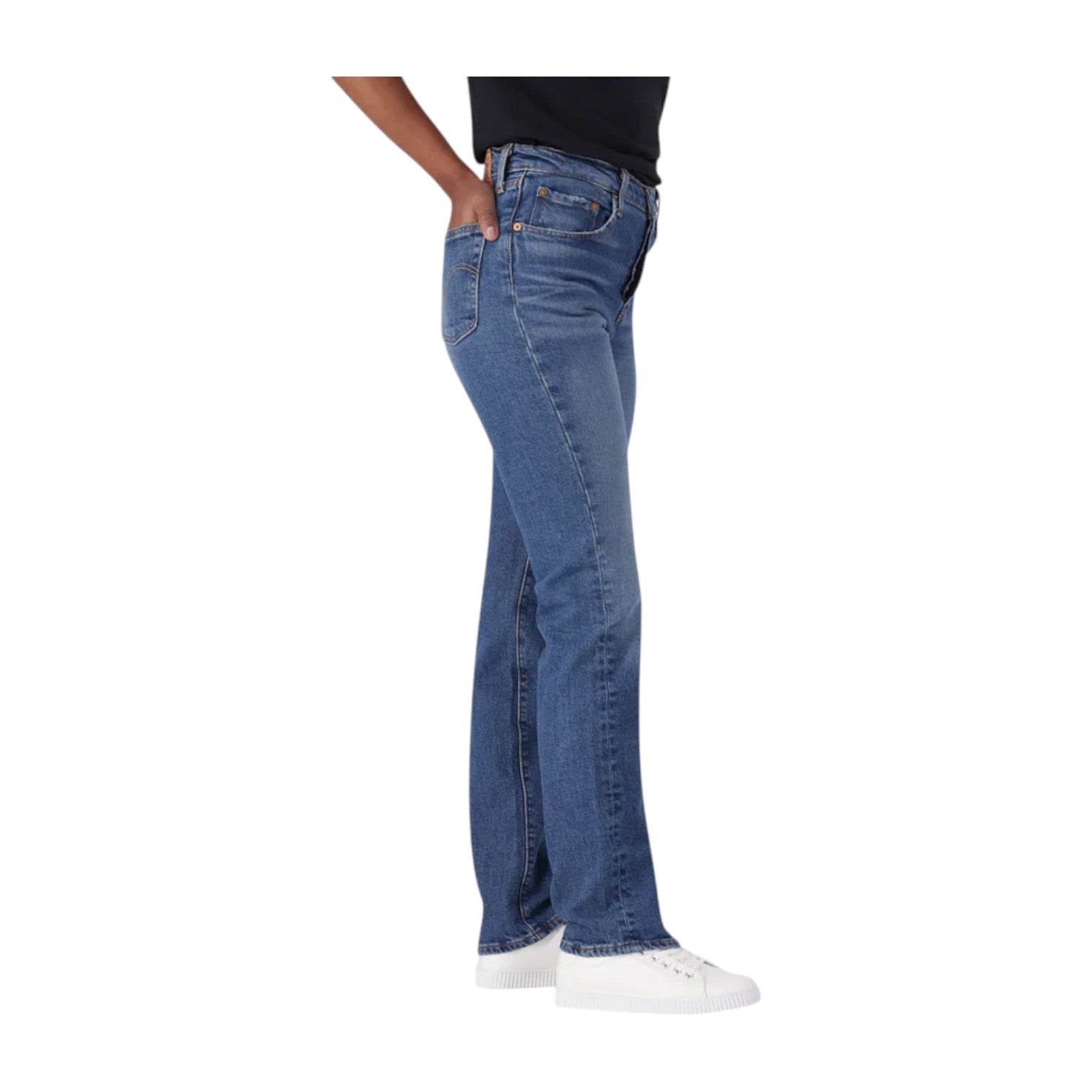 Levi's Women's 501 Original Jeans - Medium Indigo - Worn In