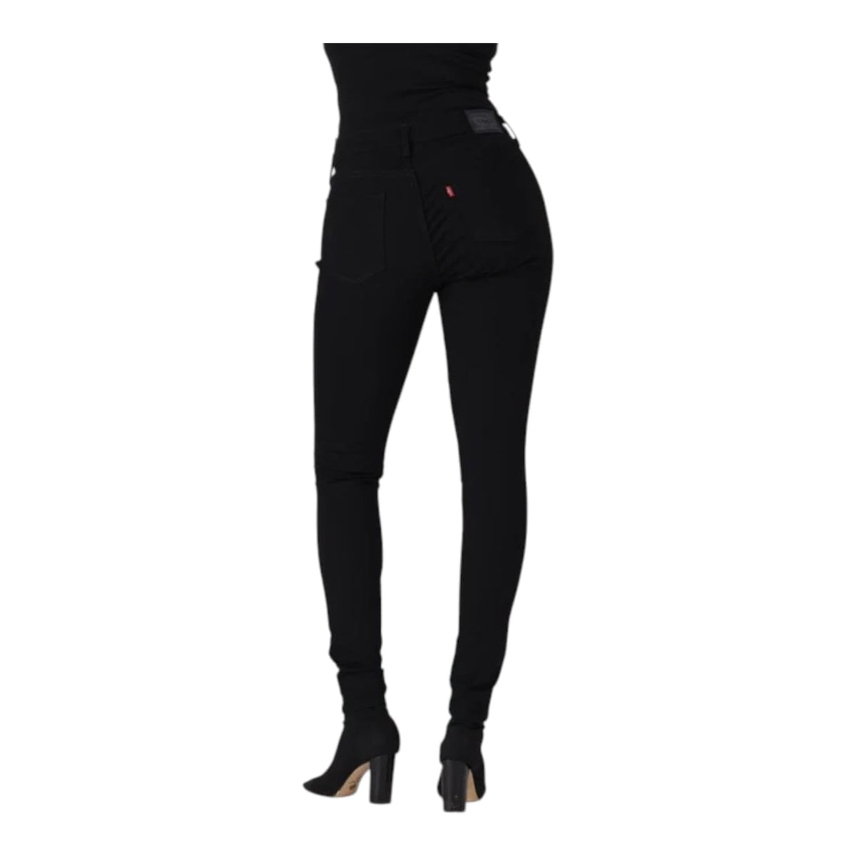 Levi's Ladies Curvy Super Skinny Jeans - Black