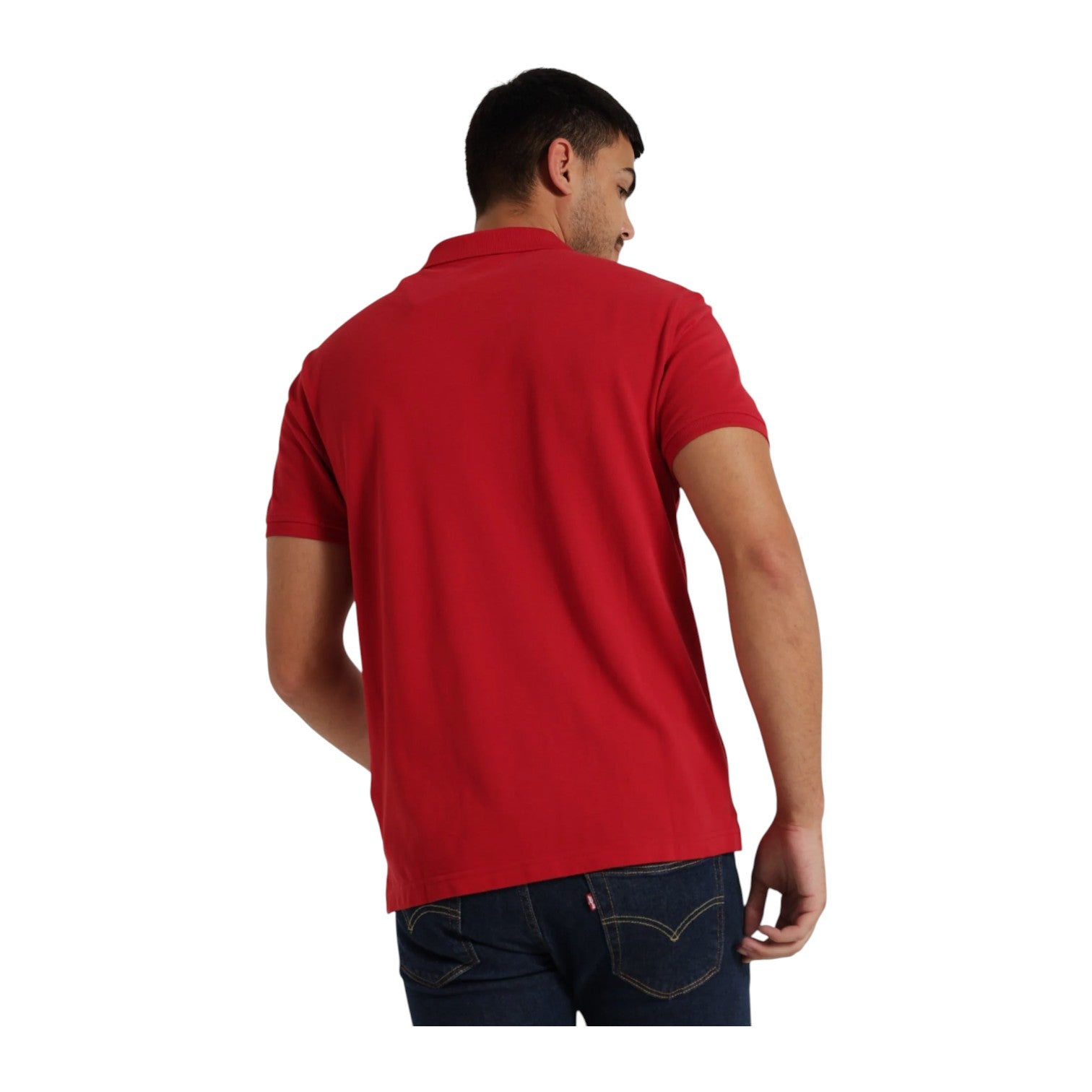Levi's Mens Housemark Polo Shirt - Crimson Red