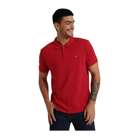 Levi's Mens Housemark Polo Shirt - Crimson Red