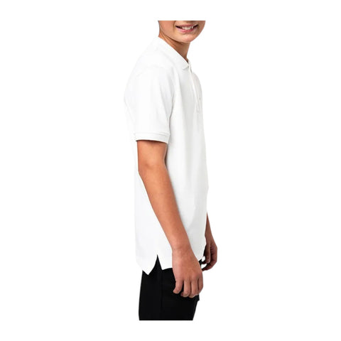 Polo Boys Austin White Short Sleeve Golfer – Classic Cotton Polo Shirt