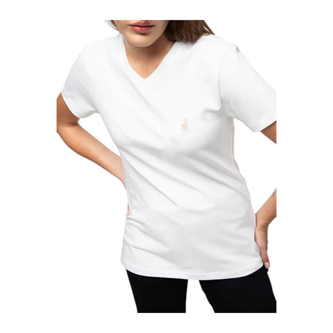 Polo Womens Kelly V-Neck Tee - White
