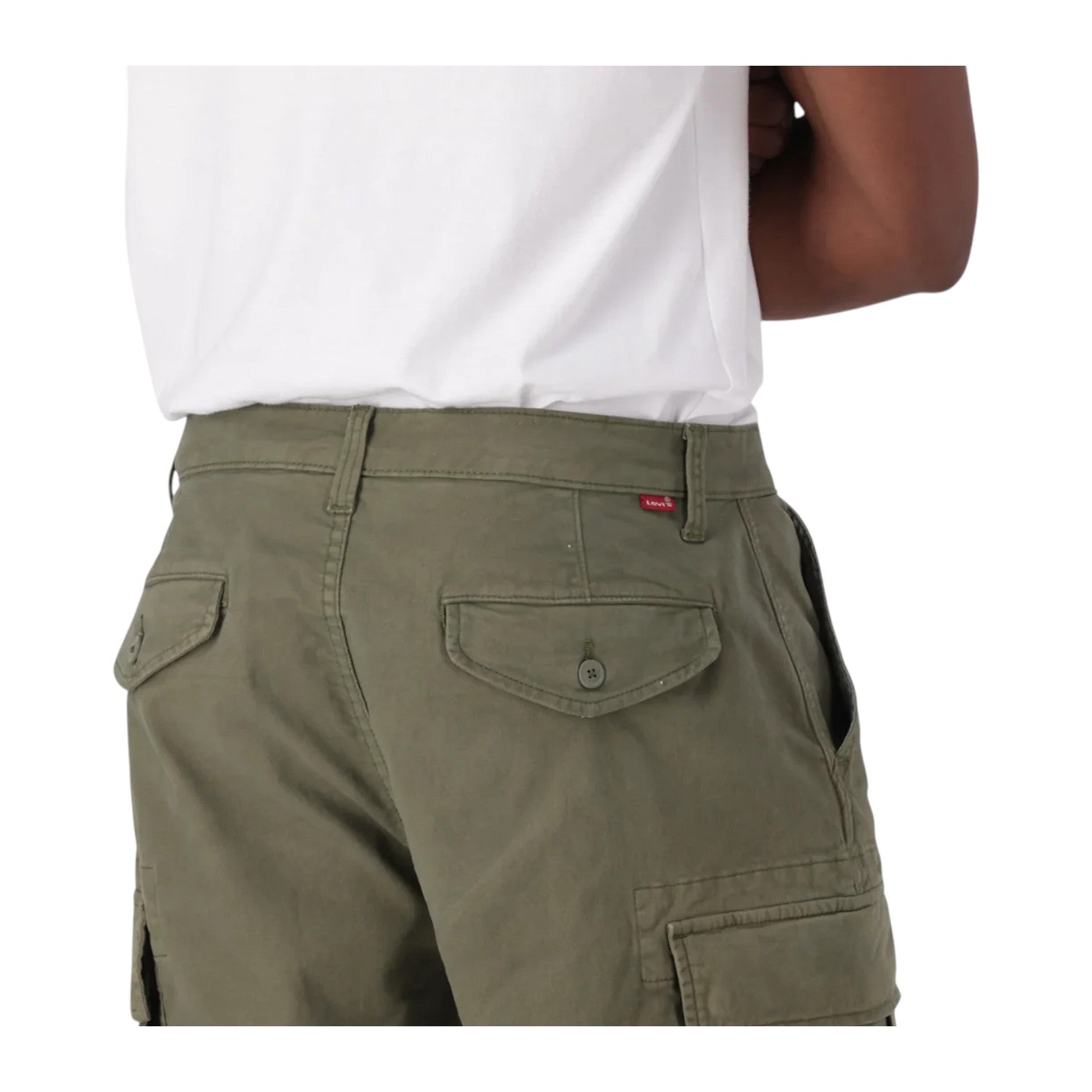 Levi’s Men’s Carrier Cargo Shorts – Green | Durable Cotton Utility Shorts with Pockets