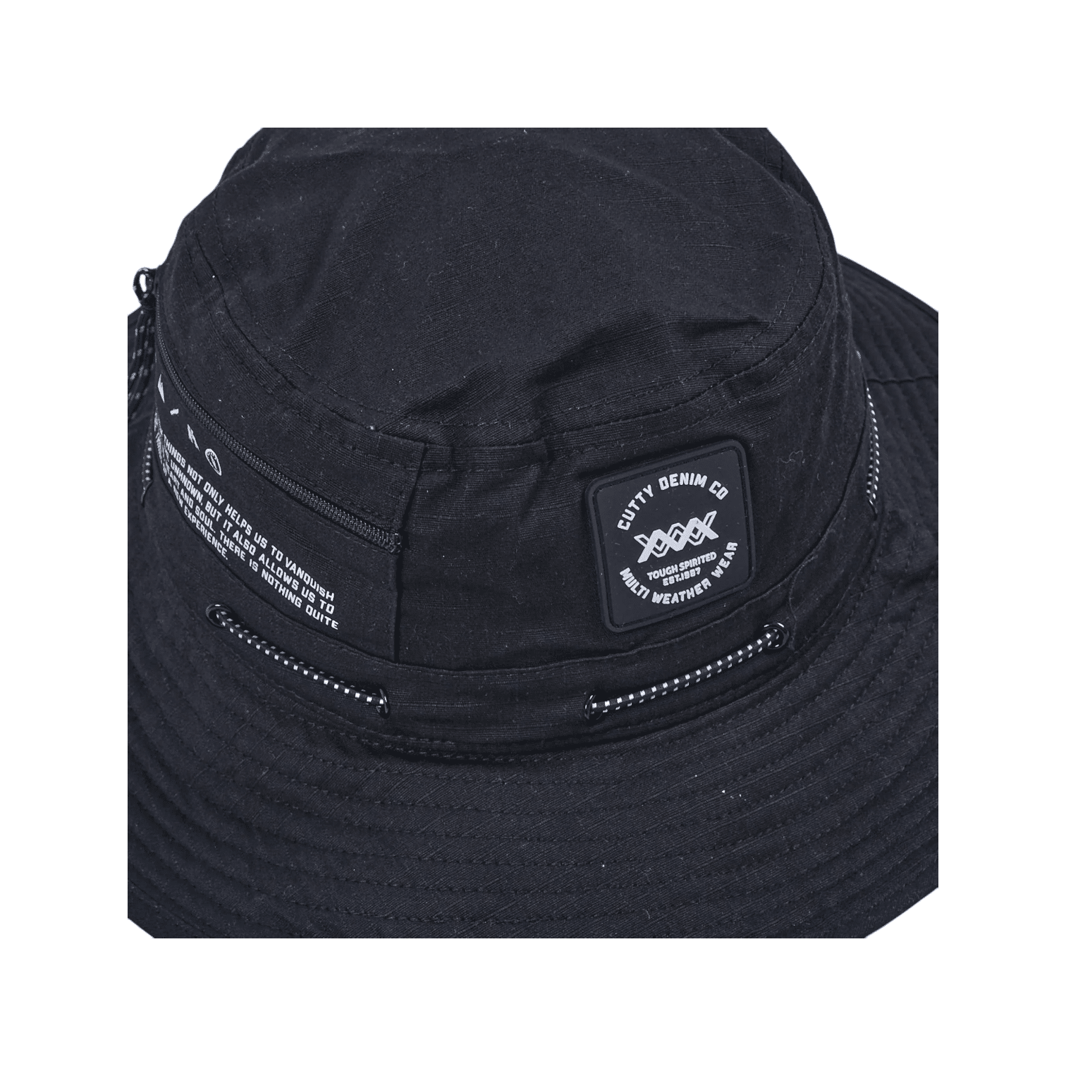 Cutty Bucket Hat Aurora Big Black