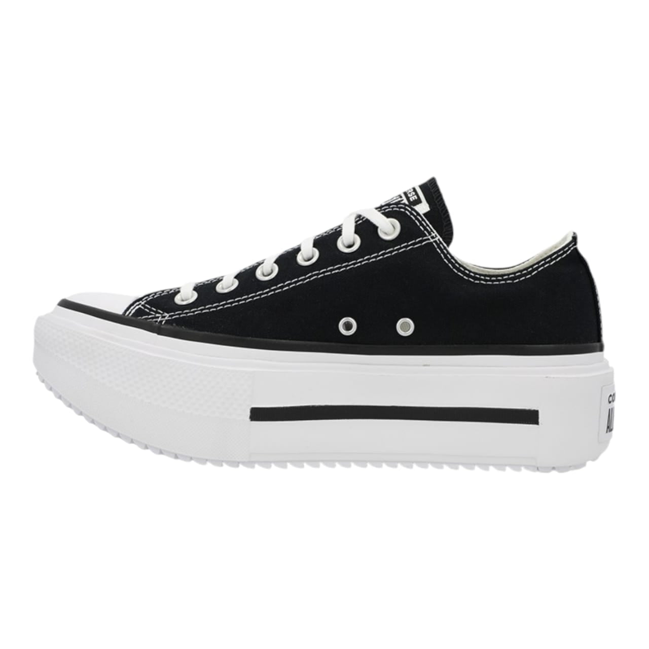 Converse CTAS Lift Double Stack OX - Black & White